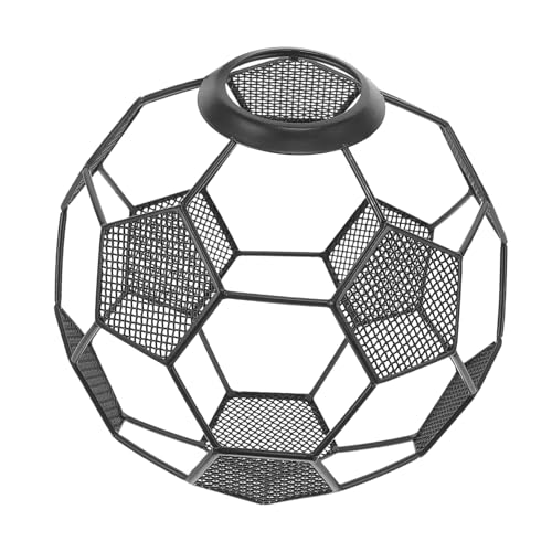BAZEITFLOW Lampenschirm Fußballform Hohl Ausgehöhlt Pendelleuchte Abdeckung Robust Leicht Installierbar Für Wohnzimmer Bar Restaurant Jungenzimmer von BAZEITFLOW