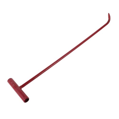 BAZEITFLOW Langer Greifhaken Rohrdeckelheber Roter Langstieliger Handgriff Ergonomisch für Schweres Heben und Öffnen von Kanaldeckeln Zuverlässiges Langlebiges Profi handwerkzeug BAZEITFLOW Langer Greifhaken Rohrdeckelheber Roter Langstieliger Handgriff Ergonomisch für Schweres Heben und Öffnen von Kanaldeckeln Zuverlässiges Langlebiges Profi handwerkzeug von BAZEITFLOW