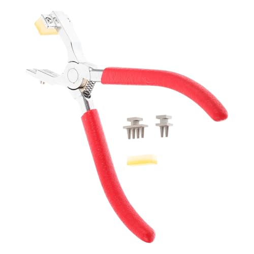 BAZEITFLOW Lochstanzer für Leder DIY Lederhandwerk Werkzeug Leiser Langlebiger Stahl Effizientes Stanzen Einfache Bedienung Geeignet für Präzises Lederarbeiten und Handwerksprojekte von BAZEITFLOW