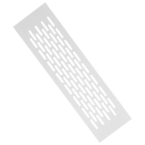 BAZEITFLOW Lüftungsgitter für Schuhschrank Rechteckige Metallbelüftung mit Mesh Design Korrosionsbeständig und Installieren für Schränke und Möbel Silberfarben BAZEITFLOW Lüftungsgitter für Schuhschrank Rechteckige Metallbelüftung mit Mesh Design Korrosionsbeständig und Installieren für Schränke und Möbel Silberfarben von BAZEITFLOW
