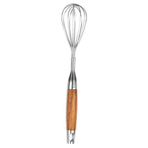 BAZEITFLOW Manueller Edelstahl Eierquirl mit Holzgriff Multifunktionaler Handrührer für Eier und Sahne Rostfrei Einfach zu Reinigen für Backen und Kochen im Haushalt BAZEITFLOW Manueller Edelstahl Eierquirl mit Holzgriff Multifunktionaler Handrührer für Eier und Sahne Rostfrei Einfach zu Reinigen für Backen und Kochen im Haushalt von BAZEITFLOW