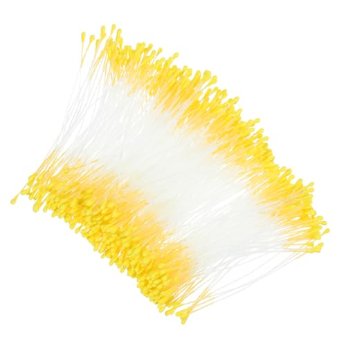 BAZEITFLOW Matte Künstliche Blumenkerne Gelb DIY Zubehör für Blumenherstellung Handgefertigte Bastelblüten für Dekorationen Tischarrangements und Kränze BAZEITFLOW Matte Künstliche Blumenkerne Gelb DIY Zubehör für Blumenherstellung Handgefertigte Bastelblüten für Dekorationen Tischarrangements und Kränze von BAZEITFLOW