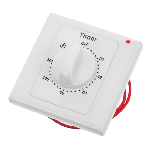 BAZEITFLOW Mechanische Zeitschaltuhr für Steckdosen Minuten Countdown Timer schalter für Lichtsteuerung Abs material Zuverlässiger Elektrischer Timer für Innenbereich Energiesparende BAZEITFLOW Mechanische Zeitschaltuhr für Steckdosen Minuten Countdown Timer schalter für Lichtsteuerung Abs material Zuverlässiger Elektrischer Timer für Innenbereich Energiesparende von BAZEITFLOW