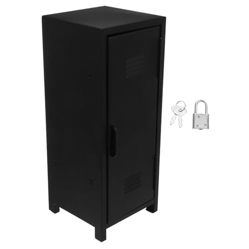 BAZEITFLOW Metal -Desktop -Speicherbox Wohnzimmerlager Minischrank für Schreibtisch Schließbarer Speicherorganisator Schlafzimmer Lagerorganisator Büroschaltkabinett Eisen Schwarz BAZEITFLOW Metal -Desktop -Speicherbox Wohnzimmerlager Minischrank für Schreibtisch Schließbarer Speicherorganisator Schlafzimmer Lagerorganisator Büroschaltkabinett Eisen Schwarz von BAZEITFLOW