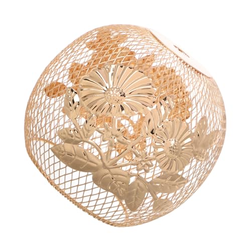 BAZEITFLOW Metall Lampenschirm Deckenleuchte Draht Lampenschirm Industrieller Stil Robust Eisen Lampenabdeckung für Pendelleuchte Kronleuchter Tischlampe Wohnzimmer Schlafzimmer BAZEITFLOW Metall Lampenschirm Deckenleuchte Draht Lampenschirm Industrieller Stil Robust Eisen Lampenabdeckung für Pendelleuchte Kronleuchter Tischlampe Wohnzimmer Schlafzimmer von BAZEITFLOW