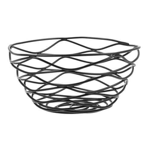 BAZEITFLOW Metall Snackkorb mit Hohldesign Großer Fassungsvermögen Vielseitig für Pommes Frittierte Snacks und Vorspeisen Stabiles Servierkörbchen für Restaurant Küche Zuhause Schwarzes BAZEITFLOW Metall Snackkorb mit Hohldesign Großer Fassungsvermögen Vielseitig für Pommes Frittierte Snacks und Vorspeisen Stabiles Servierkörbchen für Restaurant Küche Zuhause Schwarzes von BAZEITFLOW
