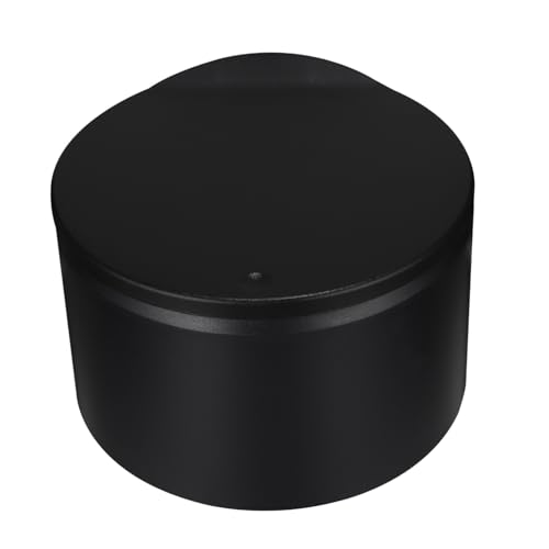 BAZEITFLOW Mini Desktop Mülleimer Press Öffnung Schwarz Kompakter Kunststoff Abfallbehälter für Büro Bad Schlafzimmer Umweltfreundlich und Langlebig für Schreibtisch und Kleine Räume von BAZEITFLOW