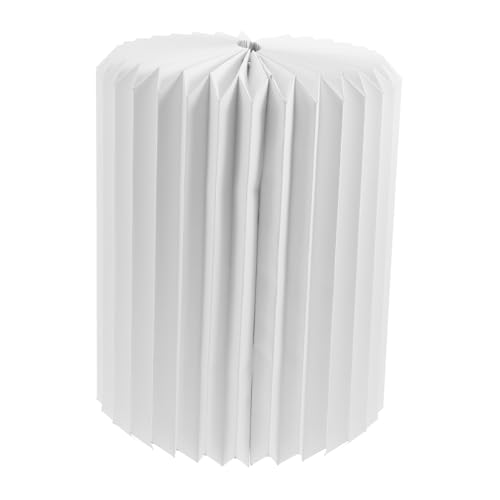 BAZEITFLOW Modern Gefalteter Origami Lampenschirm aus Papier Dekorative Lichtabdeckung Stilvoller Faltbarer Lampenschirm für Zuhause Restaurant Hotel und Wohnzimmer Einfache Montage von BAZEITFLOW