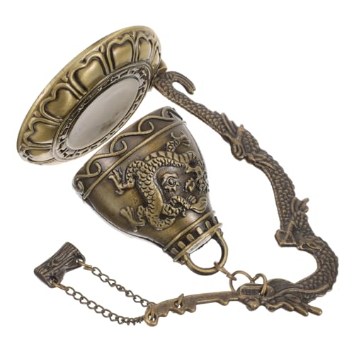 BAZEITFLOW Monk Strike Bell Ornamente Schreibtisch Namensschild Monk Strike Bell Modell Ornament Kabelloses Lustiges Glockenspiel Gaming Tischdekor Seltsame Schreibtischverzierung Retro von BAZEITFLOW