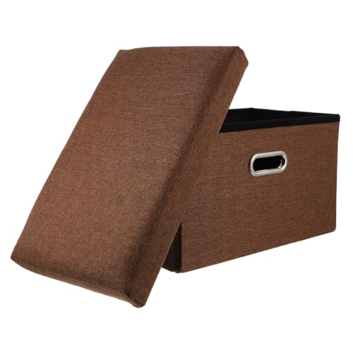 BAZEITFLOW Multifunktionaler Aufbewahrungshocker Schwamm Klappbar Praktischer Sitzhocker mit Stauraum Handlich Geeignet für Kinderzimmer Wohnzimmer und Ankleide BAZEITFLOW Multifunktionaler Aufbewahrungshocker Schwamm Klappbar Praktischer Sitzhocker mit Stauraum Handlich Geeignet für Kinderzimmer Wohnzimmer und Ankleide von BAZEITFLOW