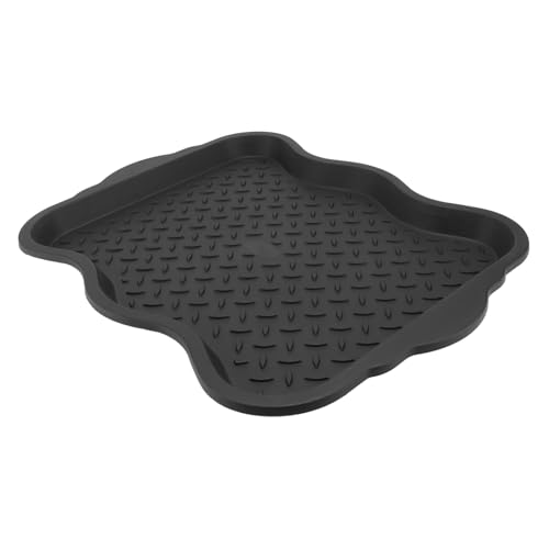 BAZEITFLOW PP Kunststoff Schuhablage Vielseitiges Tablett für Schuhe Stiefel und Pflanzenuntersetzer Robust Geruchsfrei Für Auto und Haushalt Designs Zufällig von BAZEITFLOW