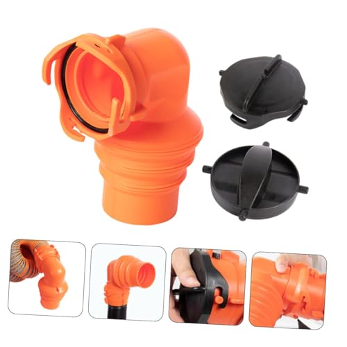 BAZEITFLOW PVC Abwasserrohr Winkeladapter mit Schwenkfunktion für Wohnmobil Abwasserschlauch Dichter Camper Schlauchverbinder mit Kappe Kompatibel mit Rv Abwasserklappe BAZEITFLOW PVC Abwasserrohr Winkeladapter mit Schwenkfunktion für Wohnmobil Abwasserschlauch Dichter Camper Schlauchverbinder mit Kappe Kompatibel mit Rv Abwasserklappe von BAZEITFLOW