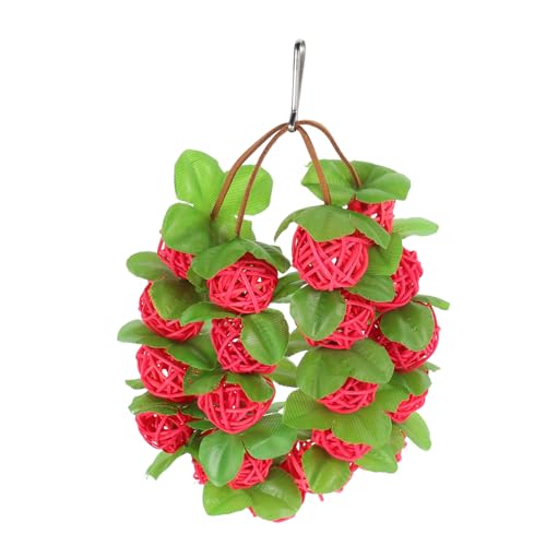 BAZEITFLOW Papageienspielzeug Rattan Kauspielzeug mit und Bunte Nibbling Spielzeugkugel für Käfigvögel Interaktives Vogelspielzeug für Greifvögel und Wellensittiche BAZEITFLOW Papageienspielzeug Rattan Kauspielzeug mit und Bunte Nibbling Spielzeugkugel für Käfigvögel Interaktives Vogelspielzeug für Greifvögel und Wellensittiche von BAZEITFLOW