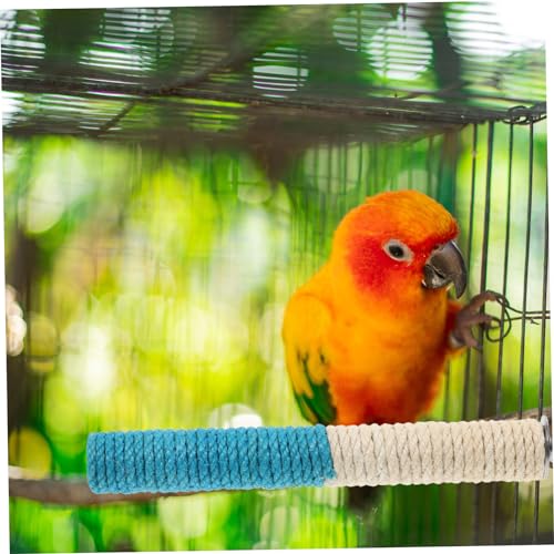 BAZEITFLOW Parakeet Sitzstange aus Natürlichem Hanfseil Holz Vogelkäfig Kletternest mit Kratzfestem Design Sicher für Wellensittiche Fördert Krallenpflege und Beweglichkeit BAZEITFLOW Parakeet Sitzstange aus Natürlichem Hanfseil Holz Vogelkäfig Kletternest mit Kratzfestem Design Sicher für Wellensittiche Fördert Krallenpflege und Beweglichkeit von BAZEITFLOW
