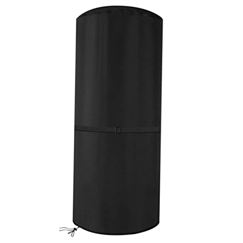 BAZEITFLOW Patio Heater Cover Wasserdichte Abdeckung für Gartenheizstrahler UV Beständig Oxford Stoff Schwarz Schützt vor und Schmutz von BAZEITFLOW