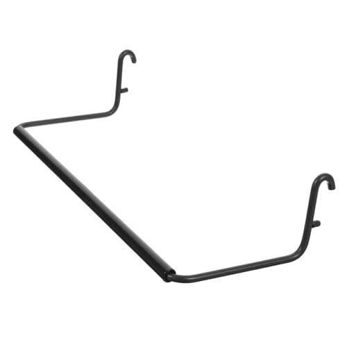 BAZEITFLOW Pegboard Handtuchhalter aus Metall Erweiterbarer Küchenrollenhalter für Standard Pegboards Schwarz Multifunktional zur Organisation im Waschraum von BAZEITFLOW