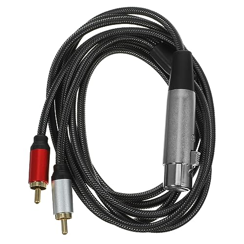 BAZEITFLOW Pin Mikrofonkabel Xlr zu Rca Audio Übertragungskabel für Hochwertige Klangausgabe Langlebig und Störsicher für Mixer und Audiogeräte BAZEITFLOW Pin Mikrofonkabel Xlr zu Rca Audio Übertragungskabel für Hochwertige Klangausgabe Langlebig und Störsicher für Mixer und Audiogeräte von BAZEITFLOW