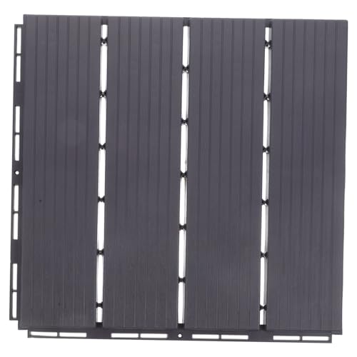 BAZEITFLOW Plastik Interlocking Deckfliesen Wasserdichte Outdoor Bodenbeläge für Balkon und Terrasse Strapazierfähige Graue Fliesen mit Einfachem Stecksystem BAZEITFLOW Plastik Interlocking Deckfliesen Wasserdichte Outdoor Bodenbeläge für Balkon und Terrasse Strapazierfähige Graue Fliesen mit Einfachem Stecksystem von BAZEITFLOW