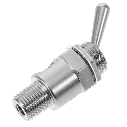 BAZEITFLOW Pneumatischer Kippschalter Mechanischer Luftknopf Bedienung Einfach Präzise Steuerung Pneumatisches Ventil Ersatz Geeignet für Industrielle Anwendungen von BAZEITFLOW