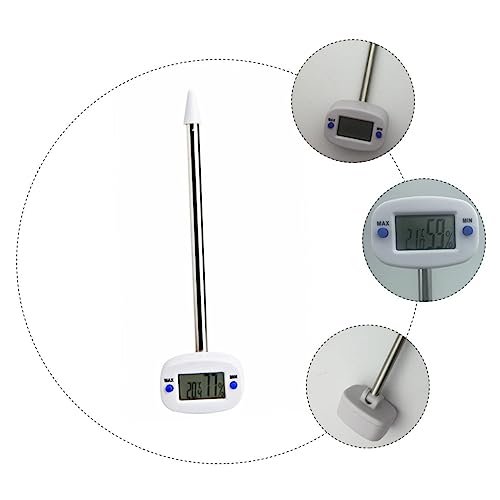 BAZEITFLOW Präzises Boden Thermometer mit Feuchtigkeitsmesser Gartengerät für Kompost und Erde Tragbarer Temperatur und Feuchtigkeitssensor Einfache Handhabung Leicht und Langlebig für von BAZEITFLOW
