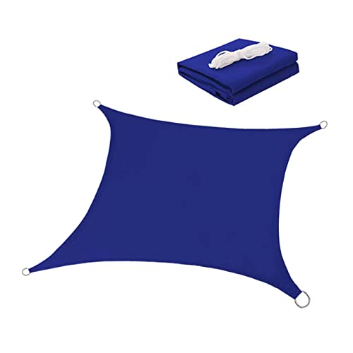 BAZEITFLOW Quadratisches Sonnensegel Polyester UV Schutz für Garten Pool und Terrasse Blau BAZEITFLOW Quadratisches Sonnensegel Polyester UV Schutz für Garten Pool und Terrasse Blau von BAZEITFLOW