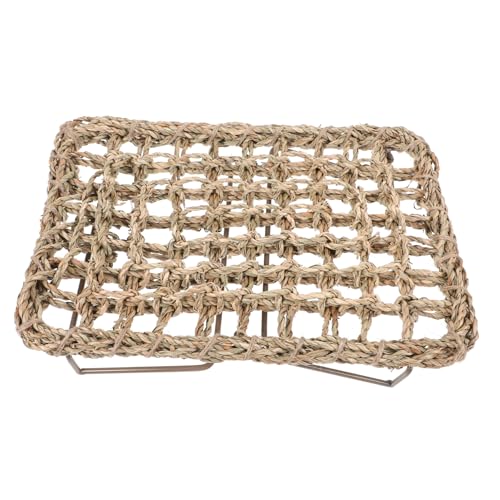 BAZEITFLOW Reptilien Lounger Bett mit Eisenrahmen Woven Straw Schlafplatz für Eidechsen Bartagamen und Schlangen Pflegeleicht und Langlebig für Haustiere BAZEITFLOW Reptilien Lounger Bett mit Eisenrahmen Woven Straw Schlafplatz für Eidechsen Bartagamen und Schlangen Pflegeleicht und Langlebig für Haustiere von BAZEITFLOW