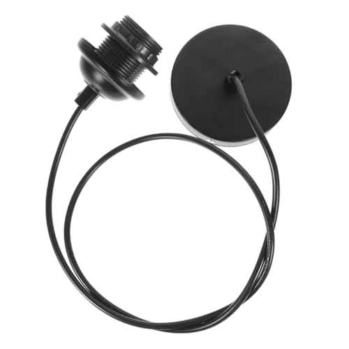BAZEITFLOW Retro Pendelleuchte Lampenfassung aus Stabilem und Einfache Montage ohne Fachmann Vintage Stil Kabel Schwarz Geeignet für Zuhause Büro und DIY Beleuchtung BAZEITFLOW Retro Pendelleuchte Lampenfassung aus Stabilem und Einfache Montage ohne Fachmann Vintage Stil Kabel Schwarz Geeignet für Zuhause Büro und DIY Beleuchtung von BAZEITFLOW