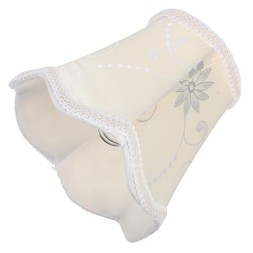BAZEITFLOW Retro Stoff Lampenschirm für Kronleuchter Schützender Weicher Lichtfilter Langlebiger Flanellstoff Dekorative Lampenabdeckung für Wohnzimmer und Schlafzimmer von BAZEITFLOW