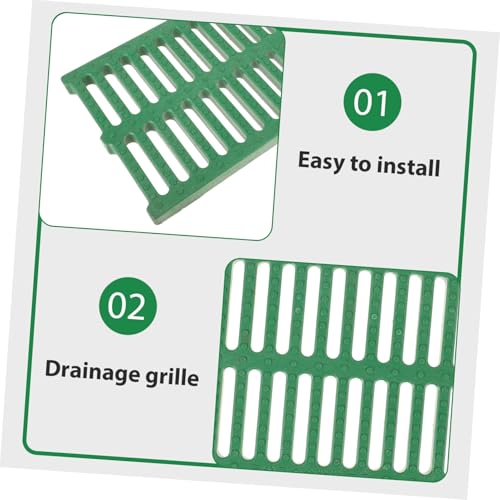BAZEITFLOW Robuste Kunststoff abflussrinne Abdeckgitter mit Hoher Tragfähigkeit für Garten Küche Garage Wasserdurchlässiges Hitzeisolierendes Ablaufrohr zubehör zur Vermeidung von BAZEITFLOW Robuste Kunststoff abflussrinne Abdeckgitter mit Hoher Tragfähigkeit für Garten Küche Garage Wasserdurchlässiges Hitzeisolierendes Ablaufrohr zubehör zur Vermeidung von von BAZEITFLOW