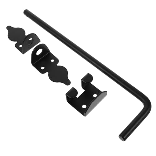 BAZEITFLOW Robuster Cane Bolt Gartenriegelschloss für Holz und Zauntore Einfache Installation ohne Werkzeug Hohe für Gartentore und Zäune von BAZEITFLOW