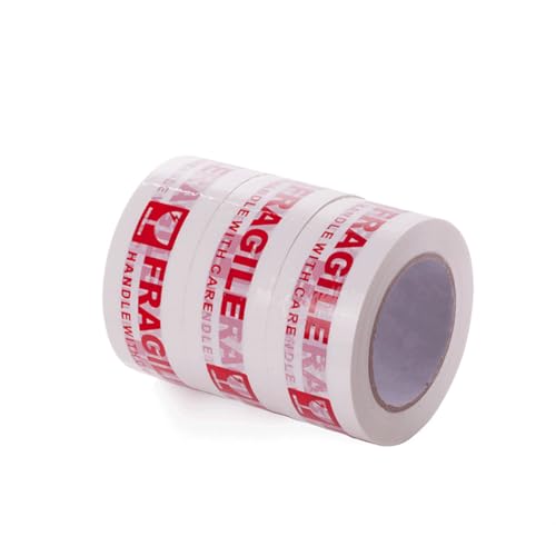 BAZEITFLOW Rote Selbstklebende Fragile Warnetiketten mit Aufdruck Extra Starkes Klebeband für Zerbrechliche Pakete Sichere Transportmarkierung für Umzug Haushalt und Büro Leicht Anzubringen BAZEITFLOW Rote Selbstklebende Fragile Warnetiketten mit Aufdruck Extra Starkes Klebeband für Zerbrechliche Pakete Sichere Transportmarkierung für Umzug Haushalt und Büro Leicht Anzubringen von BAZEITFLOW