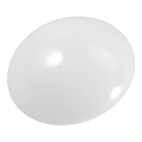 BAZEITFLOW Runder Deckenlampenschirm mit Klickverschluss Stabile Weiße Lampenabdeckung für Schlafzimmer Flur Treppe Einfache Montage Langlebige Deckenleuchte Ersatzhülle von BAZEITFLOW