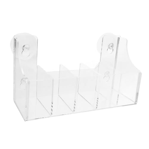 BAZEITFLOW Saugschalen Aufbewahrungsbox Fach Organizer für Kühlschrank und Gefrierschrank Klarer Gewürz und Küchenhelferhalter Starke Saugnäpfe Einfach zu Montieren Vielseitig für Haushalt BAZEITFLOW Saugschalen Aufbewahrungsbox Fach Organizer für Kühlschrank und Gefrierschrank Klarer Gewürz und Küchenhelferhalter Starke Saugnäpfe Einfach zu Montieren Vielseitig für Haushalt von BAZEITFLOW