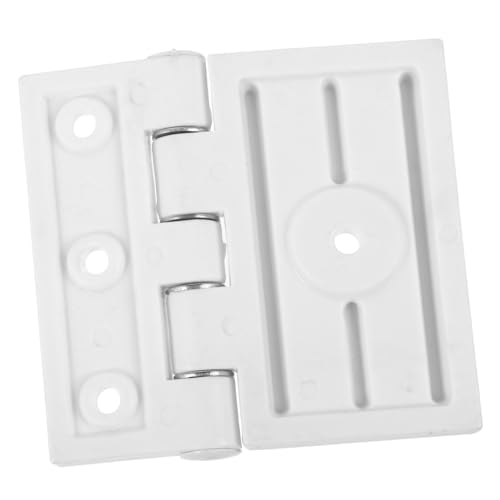 BAZEITFLOW Sauna Türscharnier Ersatzteil Kunststoff Weiß Multifunktionales Dampf Glastürscharnier Installieren für Sauna Dampfbad türen Geeignet Robustes Seitenscharniere Zubehör von BAZEITFLOW