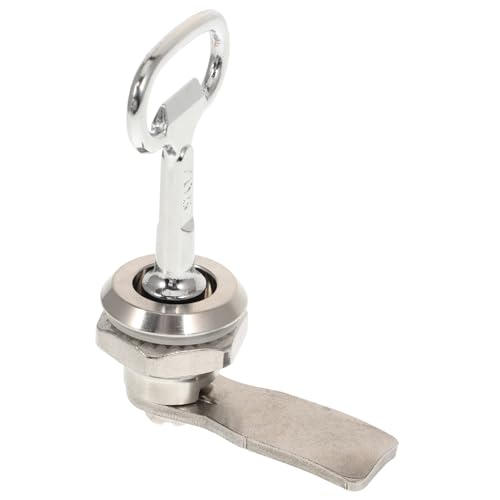 BAZEITFLOW Schrankschloss aus Edelstahl und Zinklegierung Multifunktionales Tubular Cam Schloss mit Dreieckschlüssel Geeignet für Schränke Verteilerkästen und Aktenschränke Sichere und Glatte von BAZEITFLOW