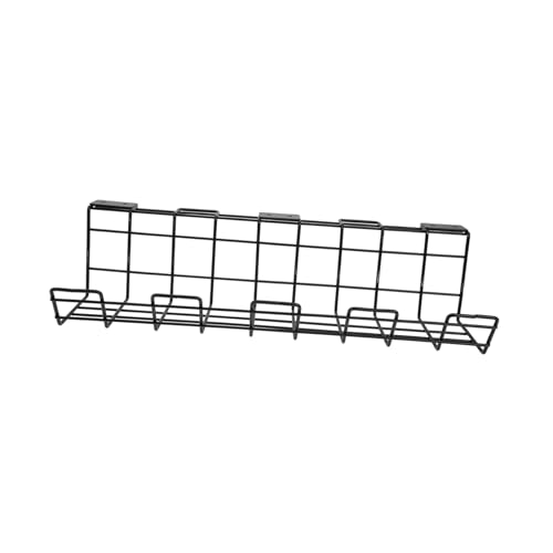 BAZEITFLOW Schreibtisch Kabelablage Metall Kabelorganizer Kabelführung für Büro und Zuhause mit Großem Stauraum für Kabel und Steckdosenleisten Einfache Installation Schwarzes BAZEITFLOW Schreibtisch Kabelablage Metall Kabelorganizer Kabelführung für Büro und Zuhause mit Großem Stauraum für Kabel und Steckdosenleisten Einfache Installation Schwarzes von BAZEITFLOW