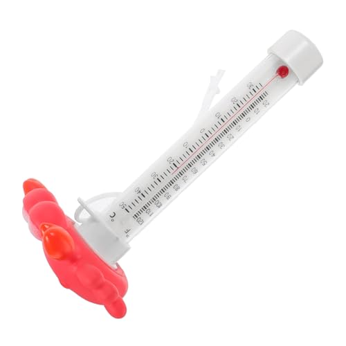 BAZEITFLOW Schwimmendes Pool Wasserthermometer mit Seil Großes Bruchsicheres Thermometer zur Wassertemperaturmessung Schwimmbädern Babybadewannen Zeigt Celsius und Fahrenheit von BAZEITFLOW