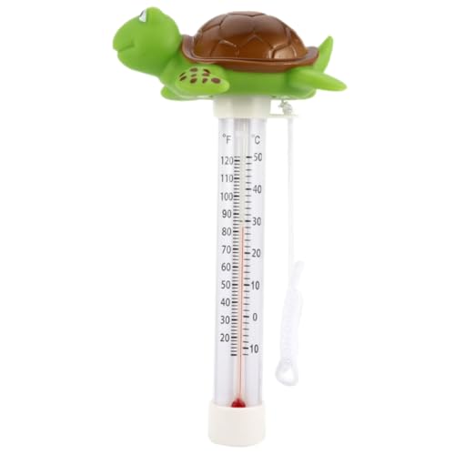 BAZEITFLOW Schwimmendes Poolthermometer Schildkröte Wasserthermometer für Schwimmbäder und Spas Sicher Langlebig Einfach zu Bedienen Perfektes für Familie und Freunde BAZEITFLOW Schwimmendes Poolthermometer Schildkröte Wasserthermometer für Schwimmbäder und Spas Sicher Langlebig Einfach zu Bedienen Perfektes für Familie und Freunde von BAZEITFLOW