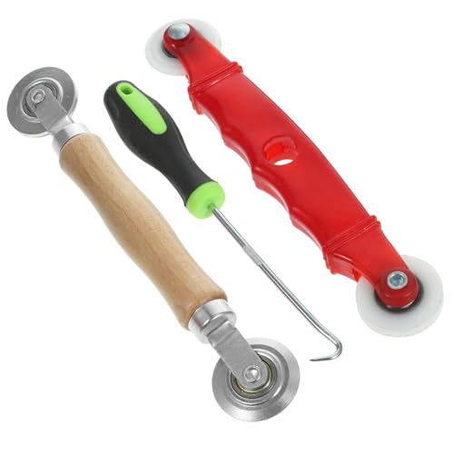 BAZEITFLOW Screen Rolling Tool mit Doppellagigem Lager Gusseisen und Nylonrollen Beidseitig Gewölbt und Vertieft Multifunktionales Fliegengitter Werkzeug für Einfache Fenster Zufällige Farbe BAZEITFLOW Screen Rolling Tool mit Doppellagigem Lager Gusseisen und Nylonrollen Beidseitig Gewölbt und Vertieft Multifunktionales Fliegengitter Werkzeug für Einfache Fenster Zufällige Farbe von BAZEITFLOW