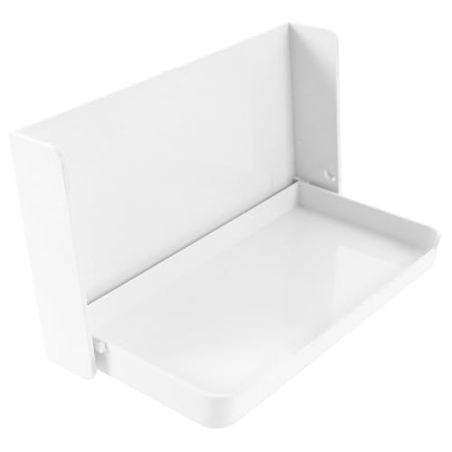 BAZEITFLOW Selbstklebender Faltbarer Wandhalter Aufbewahrungsregal für Bad und Küche Platzsparender Organizer für Kleine Gegenstände Leicht zu Reinigen Modernes Design Vielseitig Einsetzbar von BAZEITFLOW