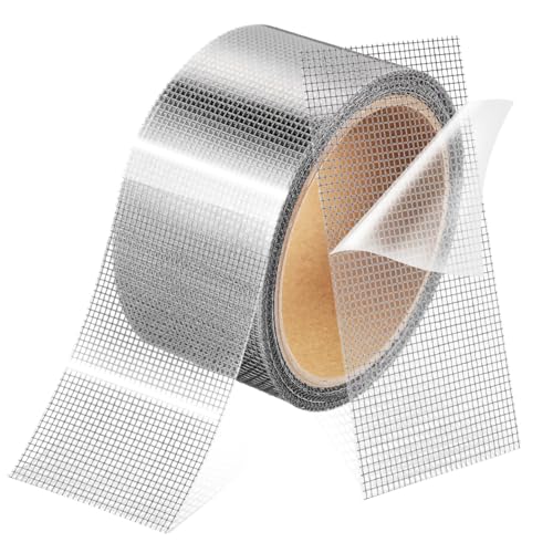 BAZEITFLOW Selbstklebendes Fenstersieb Reparaturband Pet Material Wetterfest Reißfest für Fliegengitter und Netzreparatur an Türen und Fenstern Nahtlose Unsichtbare Reparatur BAZEITFLOW Selbstklebendes Fenstersieb Reparaturband Pet Material Wetterfest Reißfest für Fliegengitter und Netzreparatur an Türen und Fenstern Nahtlose Unsichtbare Reparatur von BAZEITFLOW