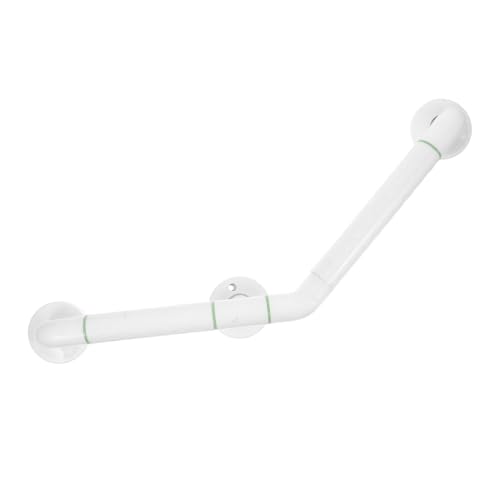 BAZEITFLOW Sicherheits badewannenhaltegriff Weiß Rutschfest mit Leuchteffekt Einfache Wandmontage Extra Stabiler Haltegriff für Toilette Dusche Bad für Senioren und Barrierefreiheit von BAZEITFLOW
