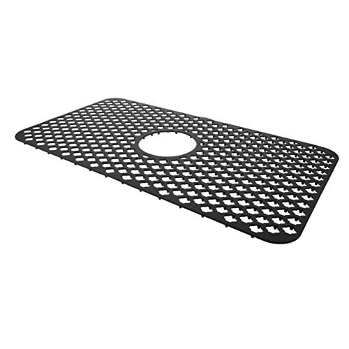 BAZEITFLOW Silikon Abtropfmatte für Küchenspüle Rutschfeste Schutzmatte mit Drainagefunktion Hitzebeständig Langlebig Geeignet für Spülbecken und Arbeitsplatte Design von BAZEITFLOW