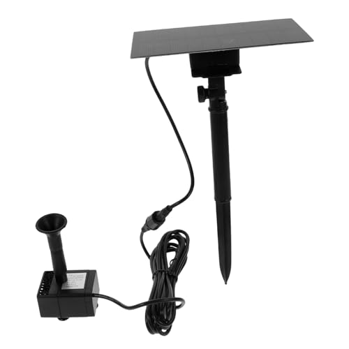 BAZEITFLOW Solar Teichbrunnen Pumpe Hochwertige Solarwasserpumpe für Teiche und Pools mit Mehreren Wasserspray Einfache Installation und Langlebige Materialien von BAZEITFLOW