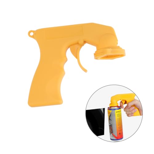 BAZEITFLOW Spritzpistole handhaben spritzspachtel Sprühgerät Aerosolzerstäuber Aerosolspray sprühen Gelb von BAZEITFLOW