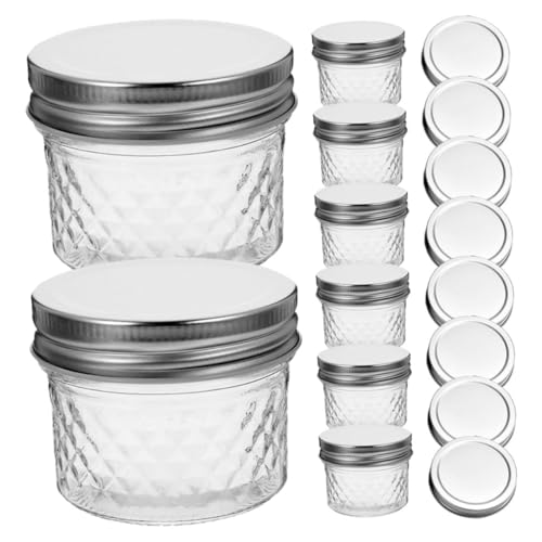 BAZEITFLOW Teiliges Marmeladengläser aus Klarem Glas mit Luftdichtem Deckel Transparente Honigspender und Aufbewahrungsbehälter für Zuhause für Küche Party und DIY Dekoration BAZEITFLOW Teiliges Marmeladengläser aus Klarem Glas mit Luftdichtem Deckel Transparente Honigspender und Aufbewahrungsbehälter für Zuhause für Küche Party und DIY Dekoration von BAZEITFLOW