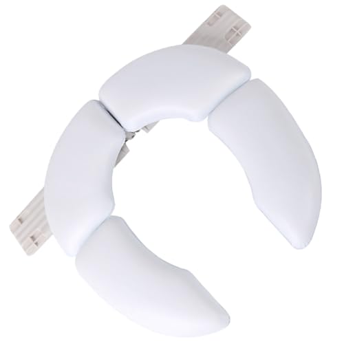 BAZEITFLOW Toilettensitz Aufsatz Faltbar Weiß Rutschfest Großer Sitzring Sicher Tragbar für Toilettentraining Kleinkinder von BAZEITFLOW