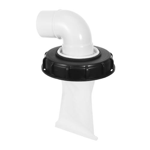 BAZEITFLOW Tonnenfass Filterabdeckung Tragetaschen IBC Deckelfilter Regenwassersammlerfilter IBC Behältermontierer IBC Tonnenfass Adapter Fallrohrfilter Wasserdeckel Für Fässer IBC von BAZEITFLOW
