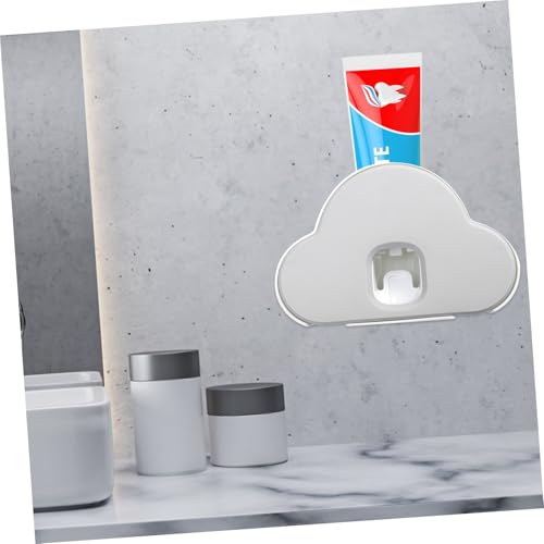 BAZEITFLOW Toothpaste Squeezer ohne Bohren Wandmontage Zahnpastaspender aus Robustem Material Platzsparend Geeignet für Badezimmer und Kosmetiktuben Einfache Handhabung und Präzise Dosierung von BAZEITFLOW
