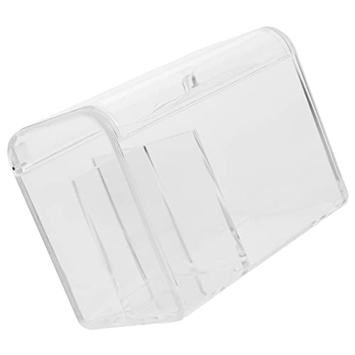 BAZEITFLOW Transparente Acryl Aufbewahrungsbox für Baumwollpads und Wattestäbchen Praktische Doppelte Fächer mit Flip Deckel Kompakte Kosmetik Organizer Box für Badezimmer Schreibtisch und BAZEITFLOW Transparente Acryl Aufbewahrungsbox für Baumwollpads und Wattestäbchen Praktische Doppelte Fächer mit Flip Deckel Kompakte Kosmetik Organizer Box für Badezimmer Schreibtisch und von BAZEITFLOW